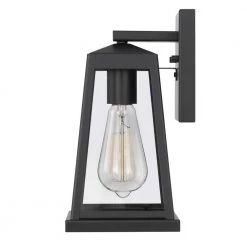 Edisto 1-Light Matte Black Painted Outdoor Wall Lantern Sconce by Worldwide Lighting 15 Edisto 1-Light Matte Black Painted Outdoor Wall Lantern Sconce by Worldwide Lighting -Thomas Lighting Sales matte black worldwide lighting outdoor sconces e10023 001 44 1000