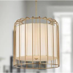 Sprocket 9-Light Matte Gold Pendant by Worldwide Lighting -Thomas Lighting Sales matte gold worldwide lighting chandeliers cp292mg24 1f 1000