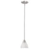 Tia 1-Light Matte Nickel Pendant by Thomas Lighting