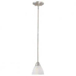 Tia 1-Light Matte Nickel Pendant by Thomas Lighting