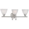Tia 3-Light Matte Nickel Bath Fixture by Thomas Lighting