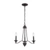Farmington 3-Light Oil Rubbed Bronze Chandelier by Thomas Lighting