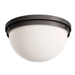 Beckett 2-Light Oil Rubbed Bronze With Opal White Glass Flushmount by Thomas Lighting -Thomas Lighting Sales oil rubbed bronze thomas lighting chandeliers cn120231 a0 1000