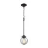 Beckett Small 1-Light Oil Rubbed Bronze with Clear Glass Pendant by Thomas Lighting -Thomas Lighting Sales oil rubbed bronze thomas lighting chandeliers cn129151 64 1000