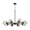 Beckett 8-Light Oil Rubbed Bronze Chandelier With Clear Glass Shades by Thomas Lighting 2 Beckett 8-Light Oil Rubbed Bronze Chandelier With Clear Glass Shades by Thomas Lighting -Thomas Lighting Sales oil rubbed bronze thomas lighting chandeliers cn129821 64 1000