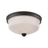 Casual Mission 3-Light Oil Rubbed Bronze With White Lined Glass Flushmount by Thomas Lighting 1 Casual Mission 3-Light Oil Rubbed Bronze With White Lined Glass Flushmount by Thomas Lighting -Thomas Lighting Sales oil rubbed bronze thomas lighting chandeliers cn170331 64 1000