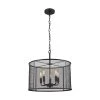 Williamsport 5-Light Oil Rubbed Bronze Chandelier With Metal Drum Shade by Thomas Lighting -Thomas Lighting Sales oil rubbed bronze thomas lighting chandeliers cn250541 64 1000