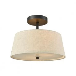 Morgan 2-Light Oil Rubbed Bronze Semi-Flushmount by Thomas Lighting