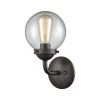 Beckett 1-Light Oil Rubbed Bronze and Clear Glass Bath Light by Thomas Lighting