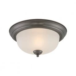 Ceiling Essentials 1-Light Oil Rubbed Bronze Flushmount by Thomas Lighting