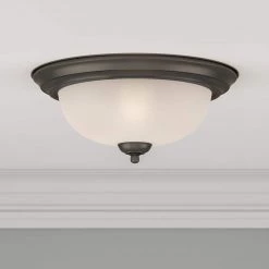 Ceiling Essentials 1-Light Oil Rubbed Bronze Flushmount by Thomas Lighting 10 Ceiling Essentials 1-Light Oil Rubbed Bronze Flushmount by Thomas Lighting -Thomas Lighting Sales oiled bronze thomas lighting chandeliers sl878115 a0 1000
