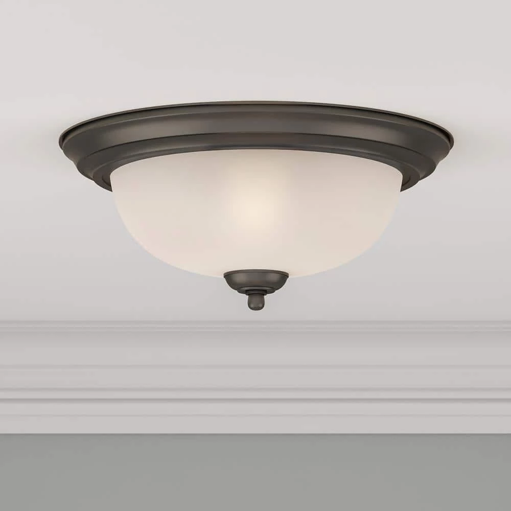 Ceiling Essentials 1-Light Oil Rubbed Bronze Flushmount by Thomas Lighting 6 Ceiling Essentials 1-Light Oil Rubbed Bronze Flushmount by Thomas Lighting - Image 4