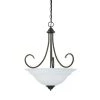 Bella 3-Light Oiled Bronze Pendant with Etched Glass Shade by Thomas Lighting -Thomas Lighting Sales oiled bronze thomas lighting chandeliers sl891715 64 1000