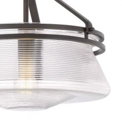 O'Keefe 14 in. x 14 in. x 13 in. 1-Light ORB Embossed glass Semi-Flush Mount by Worldwide Lighting -Thomas Lighting Sales orb embossed glass worldwide lighting flush mount lights e30005 013 44 1000