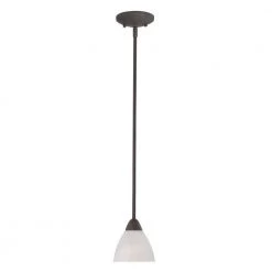 Tia 1-Light Painted Bronze Pendant by Thomas Lighting