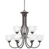 Tahoe 9-Light Painted Bronze Chandelier by Thomas Lighting -Thomas Lighting Sales painted bronze thomas lighting chandeliers sl801663 64 1000