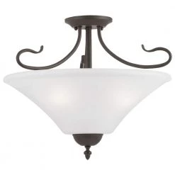 Elipse 3-Light Painted Bronze Pendant by Thomas Lighting