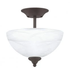 Tahoe 2-Light Hanging Painted Bronze Pendant by Thomas Lighting