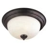 1-Light Painted Bronze Ceiling Flush Mount by Thomas Lighting -Thomas Lighting Sales painted bronze thomas lighting flush mount lights sl869163 64 1000