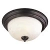 2-Light Painted Bronze Ceiling Flush Mount by Thomas Lighting -Thomas Lighting Sales painted bronze thomas lighting flush mount lights sl869263 64 1000