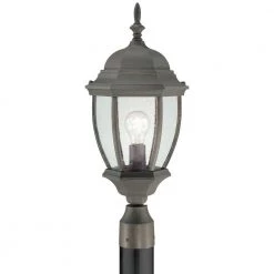 Covington 1-Light Outdoor Painted Bronze Post Lantern by Thomas Lighting