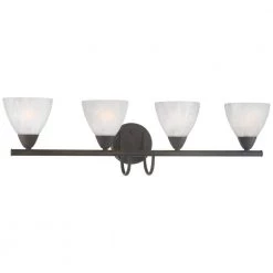 Tia 4-Light Painted Bronze Bath Light by Thomas Lighting
