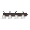 Elipse 4-Light Painted Bronze Wall Vanity Light by Thomas Lighting -Thomas Lighting Sales painted bronze thomas lighting vanity lighting sl744463 64 1000