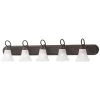 Elipse 5-Light Painted Bronze Wall Vanity Light by Thomas Lighting -Thomas Lighting Sales painted bronze thomas lighting vanity lighting sl744563 64 1000