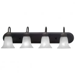 Homestead 4-Light Painted Bronze Wall Vanity Light by Thomas Lighting