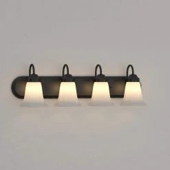 Homestead 4-Light Painted Bronze Wall Vanity Light by Thomas Lighting -Thomas Lighting Sales painted bronze thomas lighting vanity lighting sl758463 d4 1000