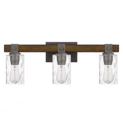 Metropolis BH 24 in. x 5.63 in. x 10.5 in. 3-Light Plated Satin Brass Vanity Light by Worldwide Lighting -Thomas Lighting Sales plated satin brass worldwide lighting vanity lighting e20008 017 4f 1000