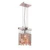 Nadia Collection 1-Light Polished Chrome and Amber Crystal Mini-Pendant by Worldwide Lighting -Thomas Lighting Sales polished chrome finish amber crystal worldwide lighting pendant lights w83179c8 am 64 1000
