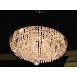 Gatsby Collection 8-Light Polished Chrome and Clear Crystal Chandelier with Drum Shade by Worldwide Lighting -Thomas Lighting Sales polished chrome finish clear crystal worldwide lighting chandeliers w83137c20 44 1000