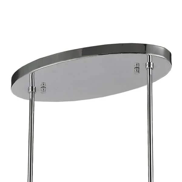 Paris 1-Light Polished Chrome with Clear Crystal Pendant by Worldwide Lighting 5 Paris 1-Light Polished Chrome with Clear Crystal Pendant by Worldwide Lighting - Image 3