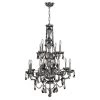 Provence Collection 12-Light Polished Chrome and Smoke Crystal Chandelier by Worldwide Lighting 1 Provence Collection 12-Light Polished Chrome and Smoke Crystal Chandelier by Worldwide Lighting -Thomas Lighting Sales polished chrome worldwide lighting chandeliers w83098c28 sm 64 1000