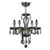 Gatsby 5-Light Polished Chrome and Golden Teak Hand-Blown Glass Chandelier by Worldwide Lighting 2 Gatsby 5-Light Polished Chrome and Golden Teak Hand-Blown Glass Chandelier by Worldwide Lighting -Thomas Lighting Sales polished chrome worldwide lighting chandeliers w83127c16 gt 64 1000