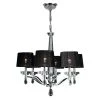 Gatsby Collection 6-Light Chrome and Crystal Chandelier with Fabric Shade by Worldwide Lighting 1 Gatsby Collection 6-Light Chrome and Crystal Chandelier with Fabric Shade by Worldwide Lighting -Thomas Lighting Sales polished chrome worldwide lighting chandeliers w83135c26 64 1000