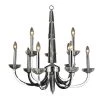 Innsbruck 9-Lights Polished Chrome and Clear Crystal Chandelier by Worldwide Lighting