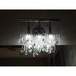 Nadia 3-Light Chrome Vanity/Sconce with Clear Crystal by Worldwide Lighting -Thomas Lighting Sales polished chrome worldwide lighting vanity lighting w23110c16 1f 1000