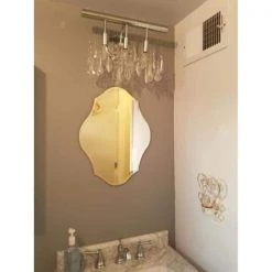 Nadia 3-Light Chrome Vanity/Sconce with Clear Crystal by Worldwide Lighting -Thomas Lighting Sales polished chrome worldwide lighting vanity lighting w23110c16 44 1000