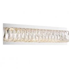 Thomas Lighting Sales 23 Galaxy 23 in. 1-Light Polished Chrome Vanity Light Wall Light by Worldwide Lighting