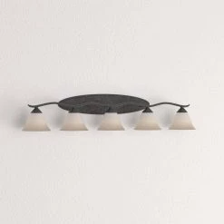 Prestige 5-Light Sable Bronze Wall Vanity Light by Thomas Lighting -Thomas Lighting Sales sable bronze thomas lighting vanity lighting sl748522 31 1000