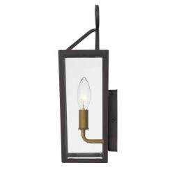 Monterrey 1-Light Satin Brass Outdoor Wall Lantern Sconce by Worldwide Lighting -Thomas Lighting Sales satin brass worldwide lighting outdoor sconces e10029 003 c3 1000