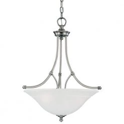 Harmony 3-Light Satin Pewter Pendant by Thomas Lighting