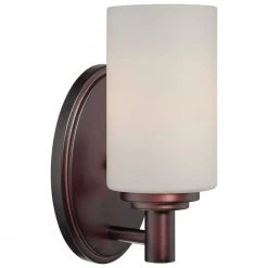 Pittman 1-Light Sienna Bronze Sconce by Thomas Lighting
