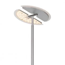 Mantis 67.72 in. Black Finish LED Floor Lamp Dimmable Up-Light Tall Standing Torchiere Lamp by Worldwide Lighting -Thomas Lighting Sales silver worldwide lighting floor lamps w63442 002 1f 1000