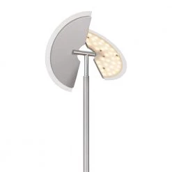 Mantis 67.72 in. Black Finish LED Floor Lamp Dimmable Up-Light Tall Standing Torchiere Lamp by Worldwide Lighting -Thomas Lighting Sales silver worldwide lighting floor lamps w63442 002 4f 1000