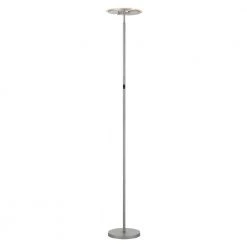 Mantis 67.72 in. Black Finish LED Floor Lamp Dimmable Up-Light Tall Standing Torchiere Lamp by Worldwide Lighting