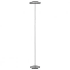 Mantis 66.9 in. Silver Finish Multi-Directional LED Floor Lamp Dimmable Up-Light Tall Standing Torchiere by Worldwide Lighting