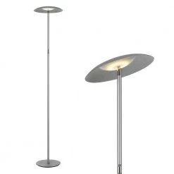 Mantis 66.9 in. Silver Finish Multi-Directional LED Floor Lamp Dimmable Up-Light Tall Standing Torchiere by Worldwide Lighting -Thomas Lighting Sales silver worldwide lighting floor lamps w63443 002 fa 1000